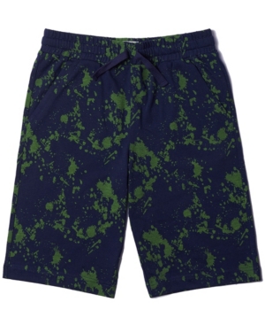 Big Boys Drawstring Waist All Over Print Shorts