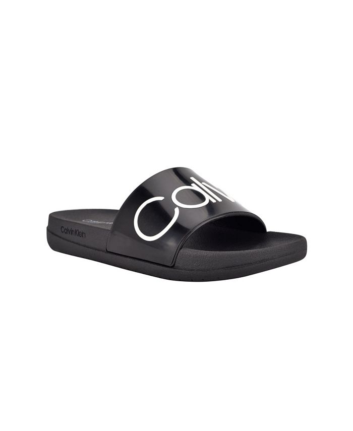 Calvin Klein Women's Bodene Pool Slides & Reviews - Sandals - Shoes ...