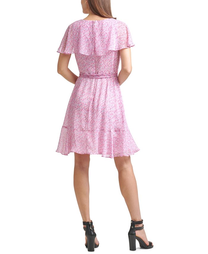 DKNY Ruffled Faux-Wrap Dress - Macy's