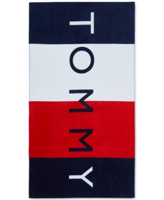 tommy hilfiger beach towel