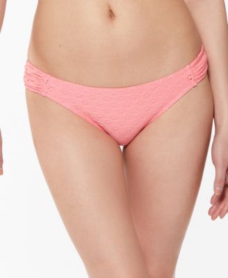 Jessica Simpson - Sweet Tooth Solids Shirred Hipster Bikini Bottoms