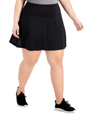 Plus Size Perforated Skort, Created for Macy's