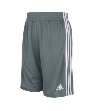 Shop Adidas Originals Toddler And Little Boys Classic 3-stripes Shorts In Dark Gray