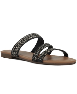 Sugar Women's Billie Studded Flat Sandals Women's Shoes