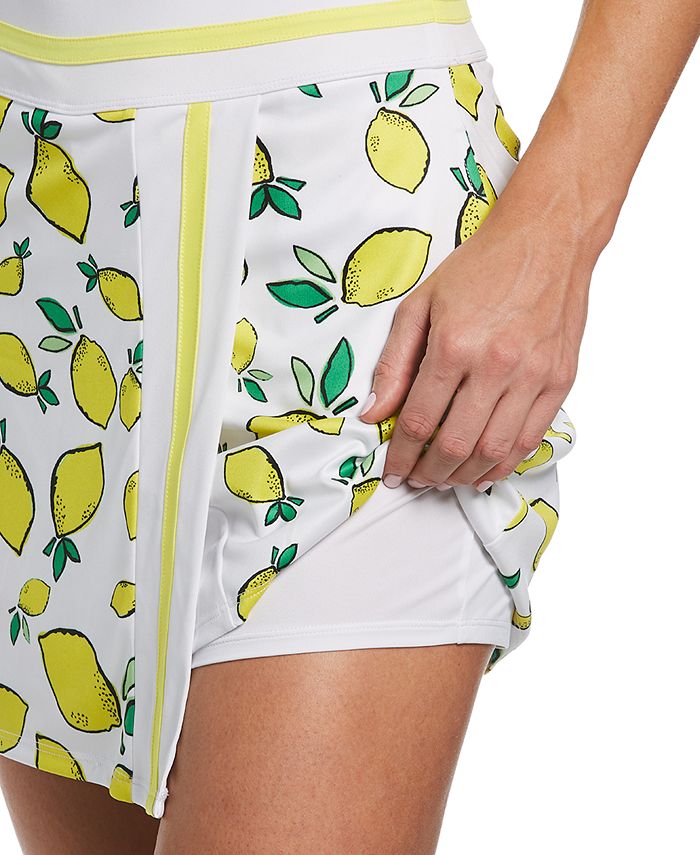 PGA TOUR Women's LemonPrint Golf Skort Macy's