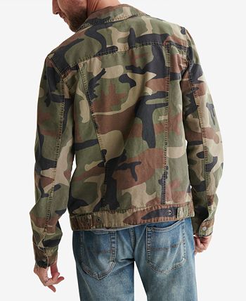 Lucky Brand Men's Camouflage Trucker Jacket - Macy's