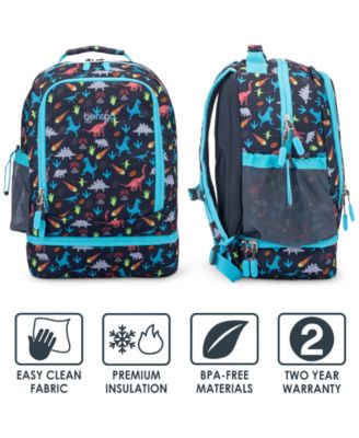 Kids Prints 2-in-1 Backpack & Insulated Lunch Bag