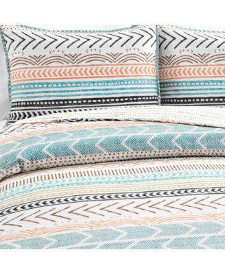 Hygge Geo 3 Piece Quilt Set, King