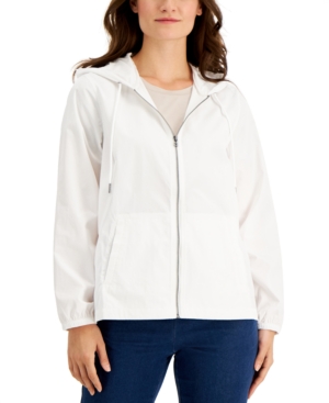 Karen Scott Zipper Hoodie Created for Macy's
