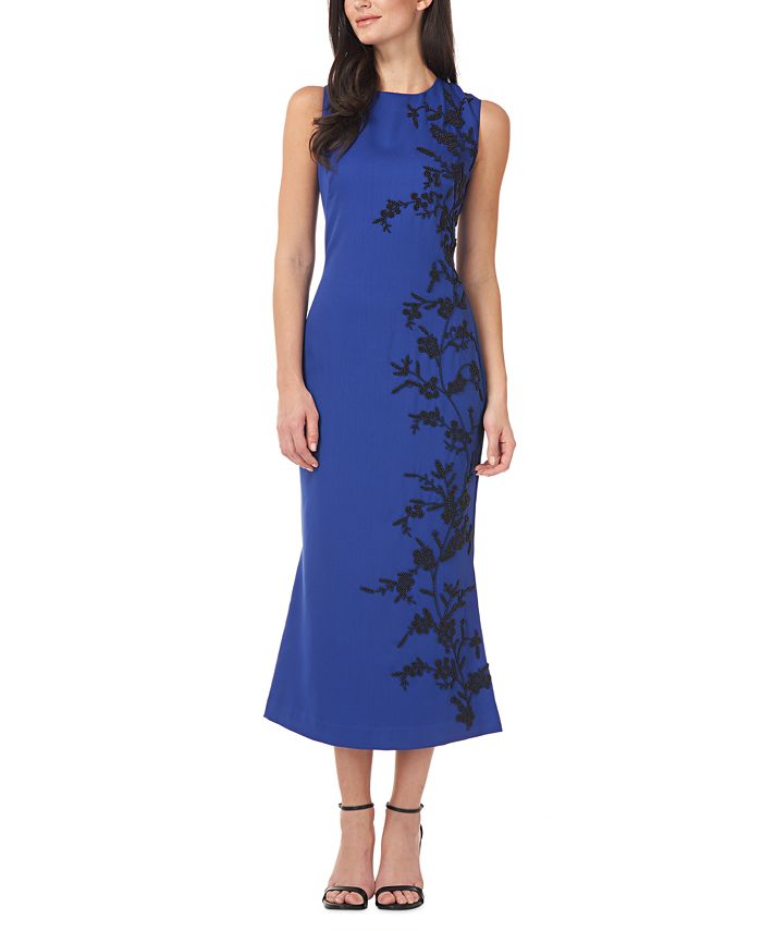 JS Collections Beaded Cocktail Dress - Macy's