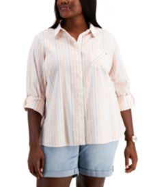 Plus Size Solana Striped Top