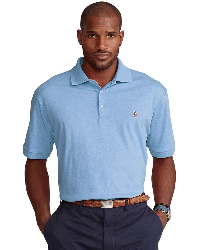 Polo Ralph Lauren Men's Big & Tall Soft Cotton Polo Shirt - Macy's