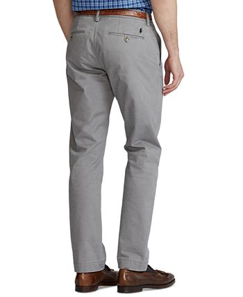 Polo Ralph Lauren Men's Straight Fit Bedford Stretch Chino Pants White Size 38X32