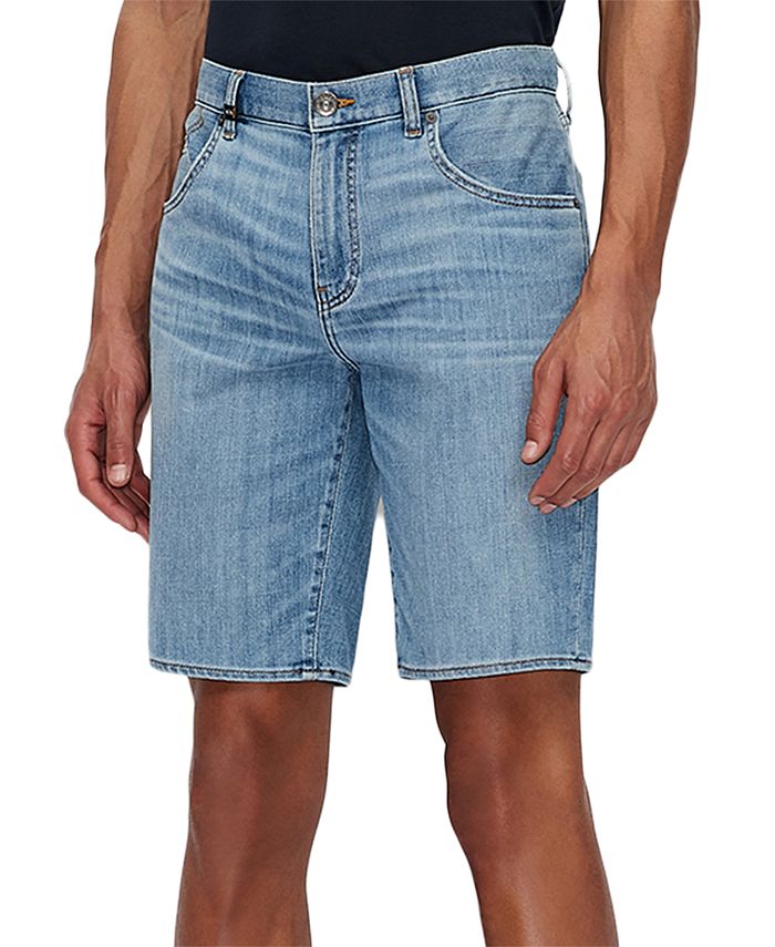 A|X Armani Exchange Men's Comfort-Fit Stretch Denim Shorts - Macy's