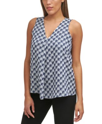 Calvin Klein - Chevron-Print Top