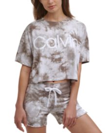 Cropped Tie-Dyed T-Shirt