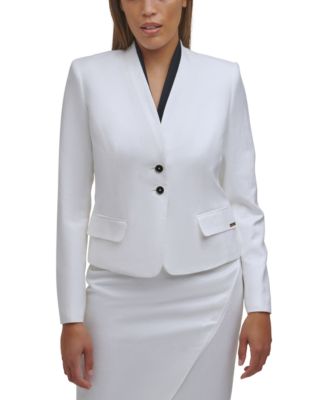 macy's calvin klein womens blazer