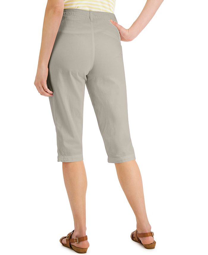 Karen Scott Blair Cotton Capri Pants, Created for Macy's & Reviews ...