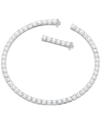 Rhodium-Plated Millenia All-Around Necklace, 15" + 2" extender