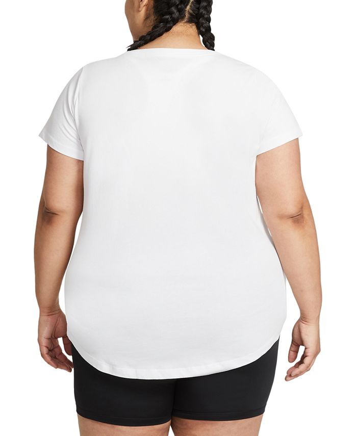 Nike Plus Size Rainbow-Logo Dry-FIT T-Shirt & Reviews - Tops - Plus ...