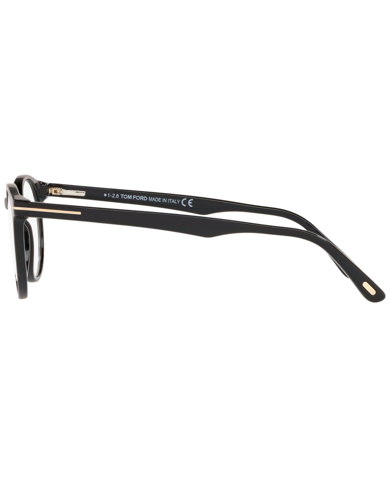 Unisex Round Plastic FT5557-B Eyeglasses