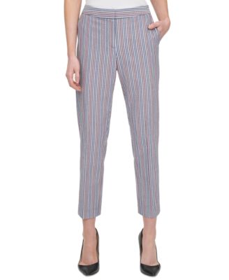 tommy hilfiger striped trousers