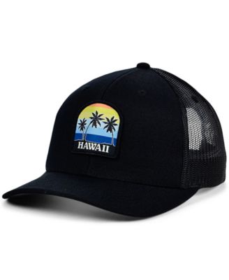 Lids - Hawaii Views Patch Curved Trucker Cap