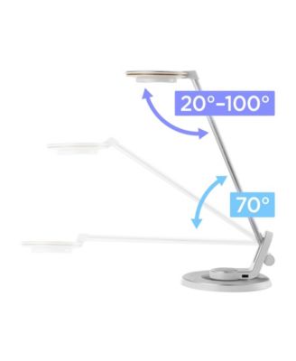 Dixon Aluminum Contemporary Minimalist Adjustable Dimmable USB Chargning LED Task Lamp