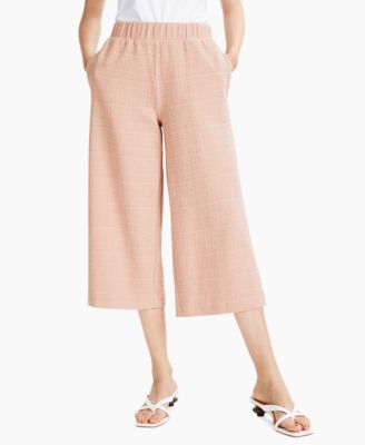Alfani - Textured Relaxed-Fit Wide-Leg Pull-On Pants