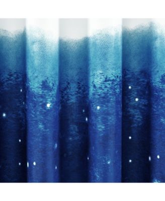 Kids Space Star Ombre Window Curtain Panels Set, 84" x 52"