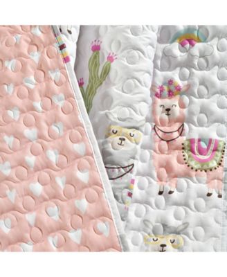 Kids Southwest Llama Cactus Throw, 60" x 50"