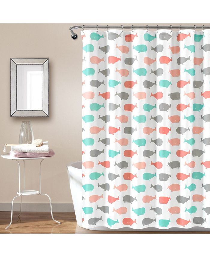 Macy's Whale Shower Curtain for Kids, 72" x 72" Macy's