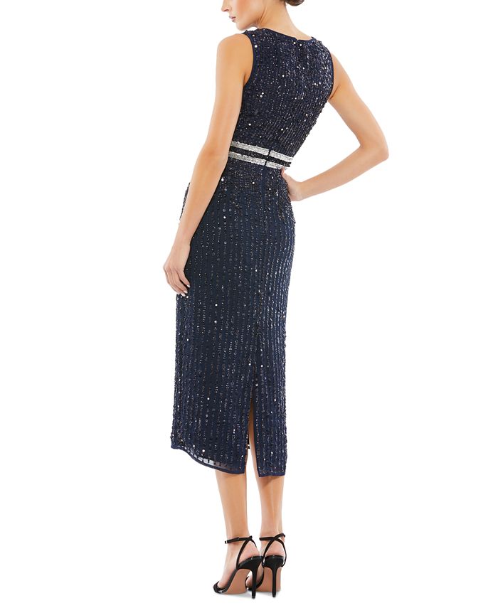MAC DUGGAL Sequin Midi Dress & Reviews - Dresses - Women - Macy's