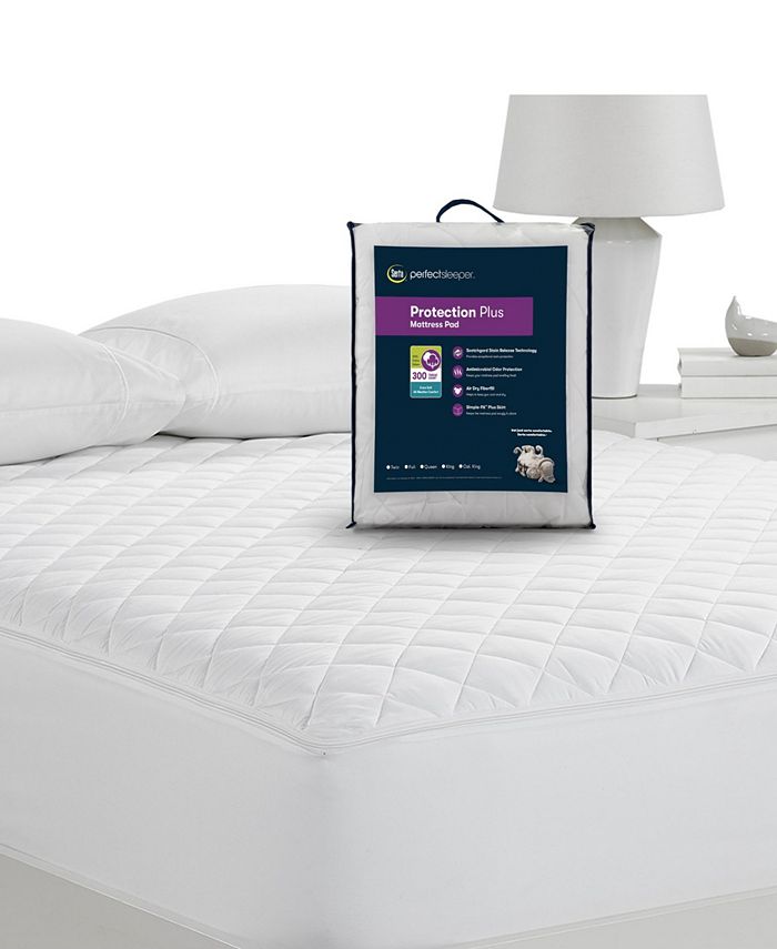 Serta Protection Plus Mattress Pad, Twin & Reviews Mattress Pads