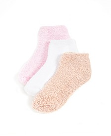 Women's Cozy Ankle Socks, Pack of 3
