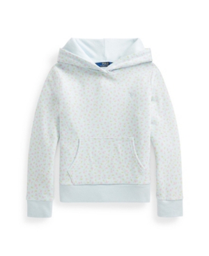Big Girls Floral Fleece Hoodie