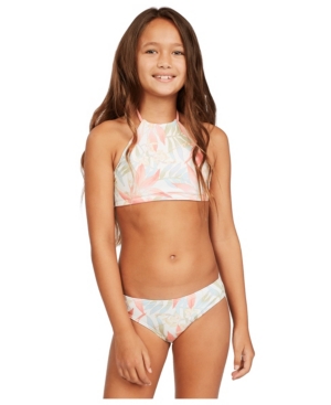 Little Girls Lil Love Palms 2-Piece Bikini Set