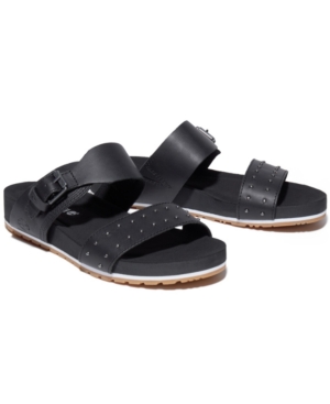 Timberland Women's Malibu Waves Double-Band Slide Sandals Women's Shoes