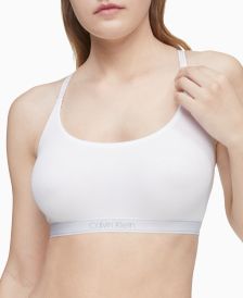 Women's Pure Ribbed Unlined Bralette QF6438