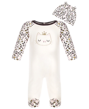First Impressions Baby Girls Leopard Coverall, Created For Macy's In Neo Natural