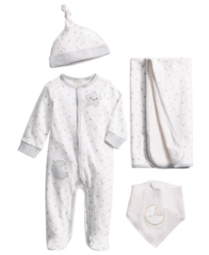 First Impressions Baby 4-Pc Cotton Starry Gift Set Created for Macy's