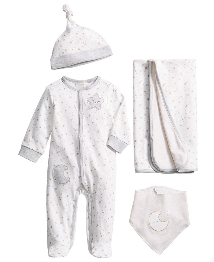 First Impressions Baby 4 Pc Cotton Starry Gift Set Created For Macy S Reviews Sets Outfits Kids Macy S