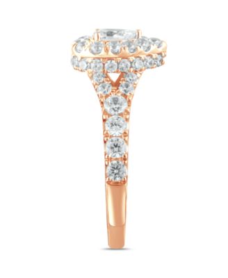 Diamond Pear-Cut Halo Bridal Set (2. ct. t.w.) in 14K White, Yellow or Rose Gold