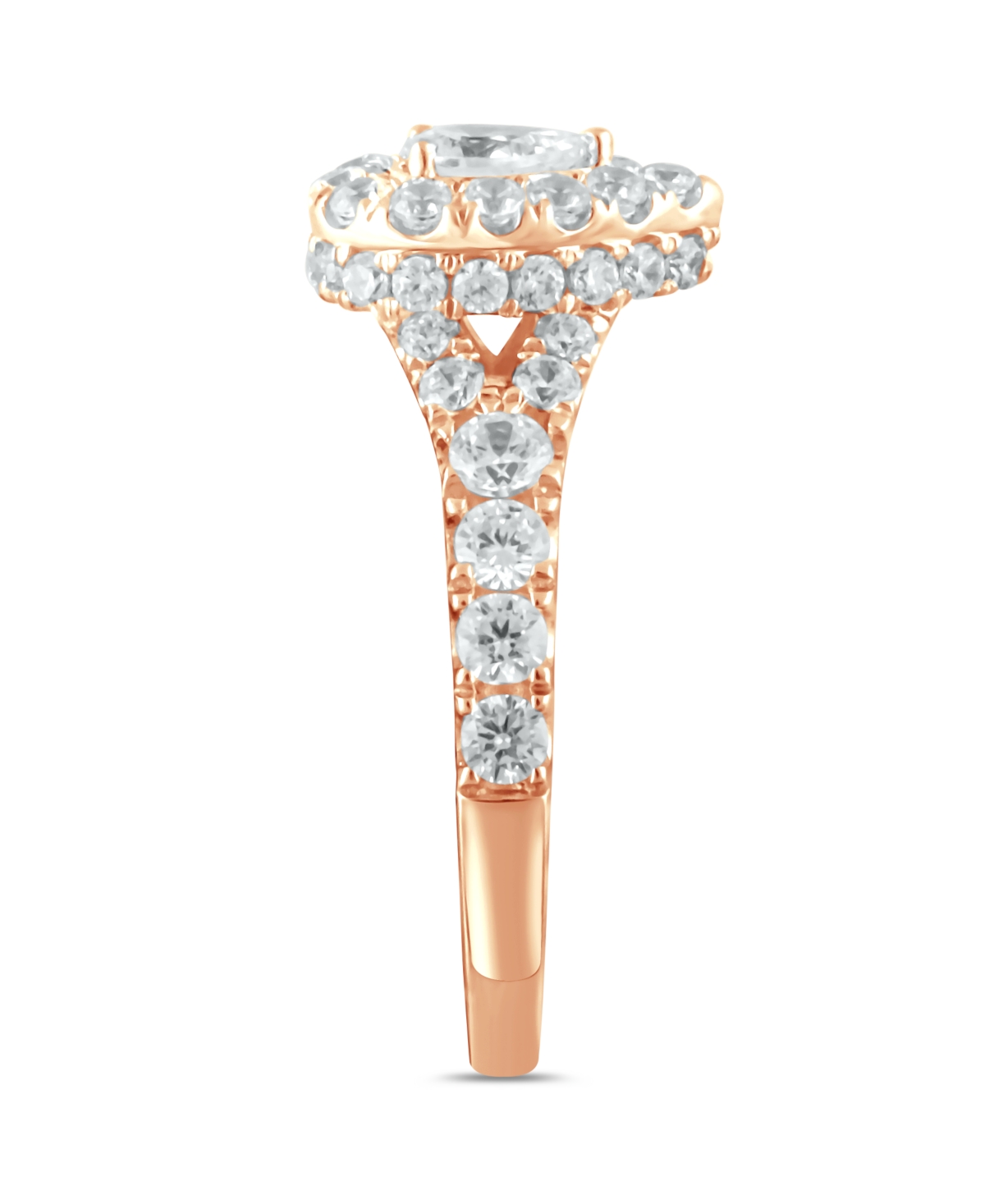 Diamond Pear-Cut Halo Bridal Set (2. ct. t.w.) in 14K White, Yellow or- Rose Gold