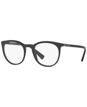 Dolce & Gabbana Dg3269 Men's Panthos Eyeglasses In Black