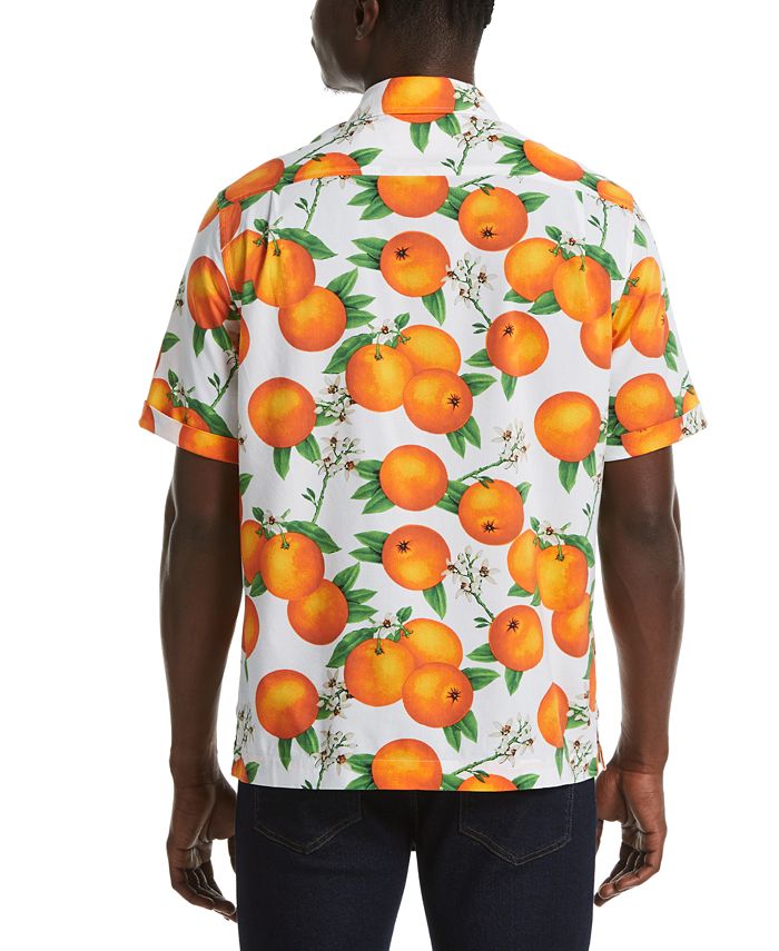 Original Penguin Men's Tossed Oranges-Print Camp Shirt & Reviews ...