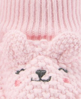 Carter's Baby Girls Baby Bear Booties