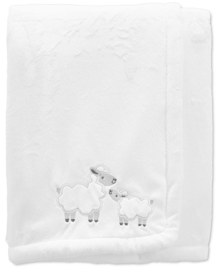 Carter's Baby Neutral Lamb Fuzzy Plush Blanket & Reviews - All Baby Gear & Essentials - Kids - Macy's