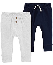 Baby Boys Two-Pack Pull-On Pants