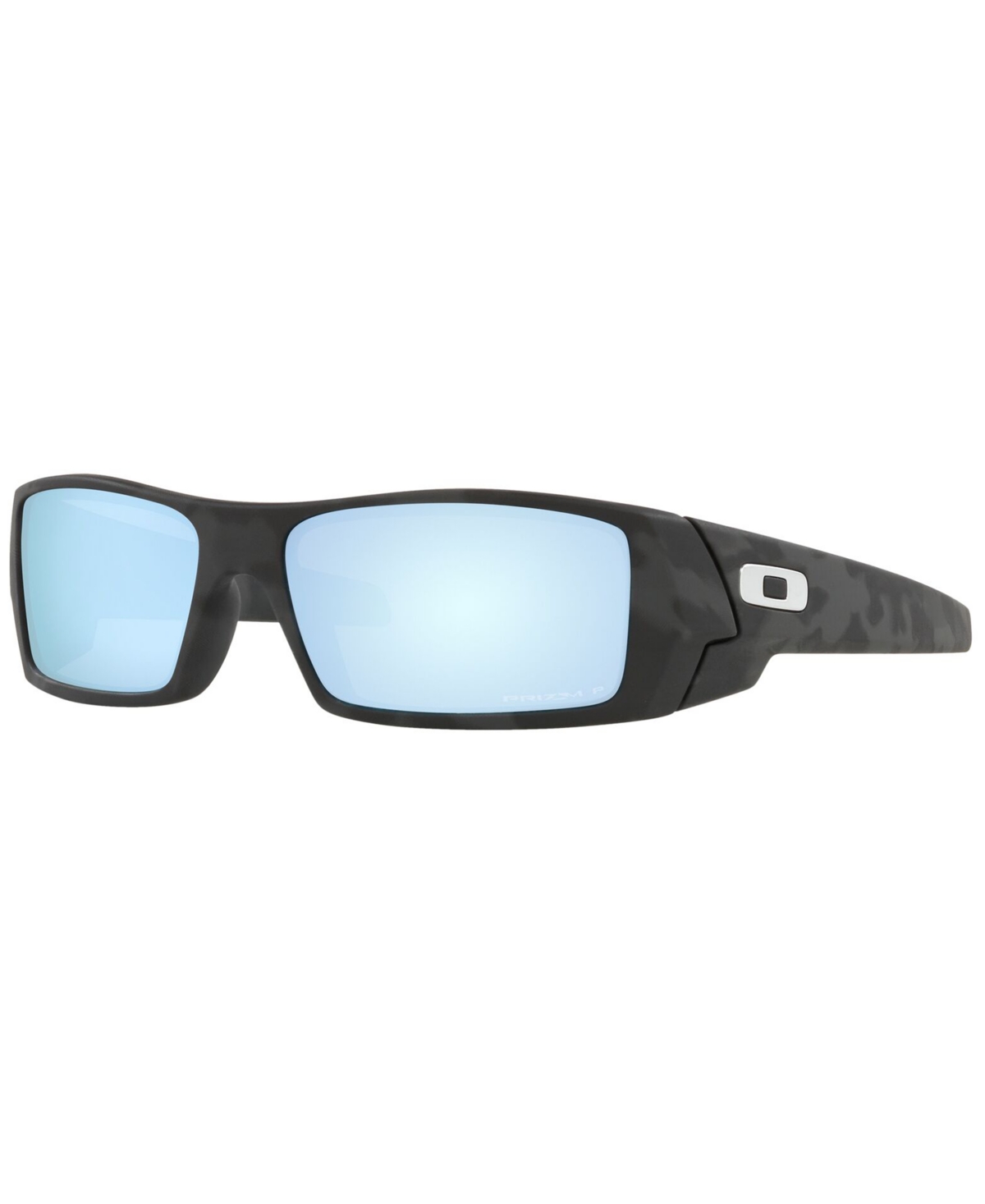 Shop Oakley Men's Gascan Polarized Sunglasses, Oo9014 60 In Matte Black Camo,prizm Deep Water Polari